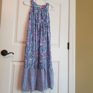 Lilly pulitzer girls maxi summer dress